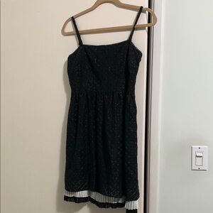 Juicy Couture Black Mini Dress with White Trim
